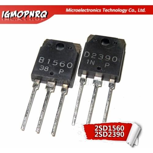 10PCS 2SB1560 B1560 2SD2390 D2390 Sound matng tube (5PCS* B1560 +5PCS* D2390 ) new original