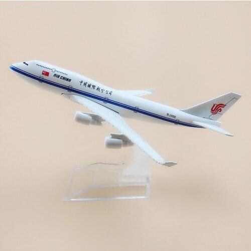 16cm 1:400 Scale Airplanes Air China Boeing B747 Metal Diecast Airplane Model Aviation Decoration Collectible