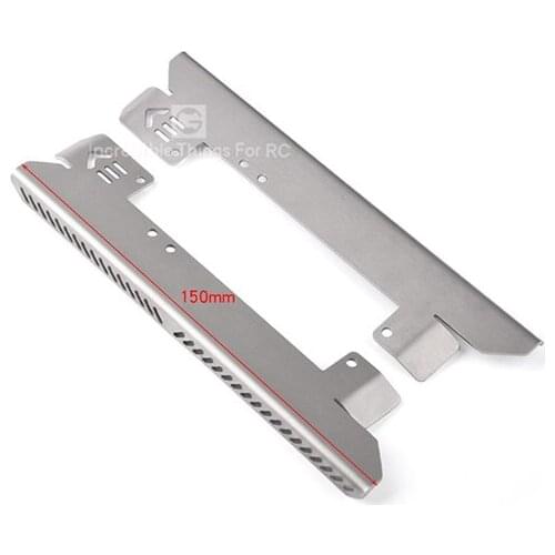 Stainless steel side peddal for AXIAL SCX10 II UMG10 1/10th AXI90075 rc car parts