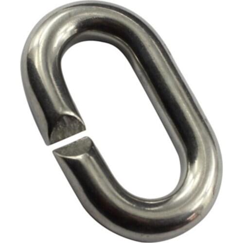 Stainless Steel C-shaped Connecting Ring Chain Connecting Buckle, Fast Chain Quick-mounting Ring, Track Ring