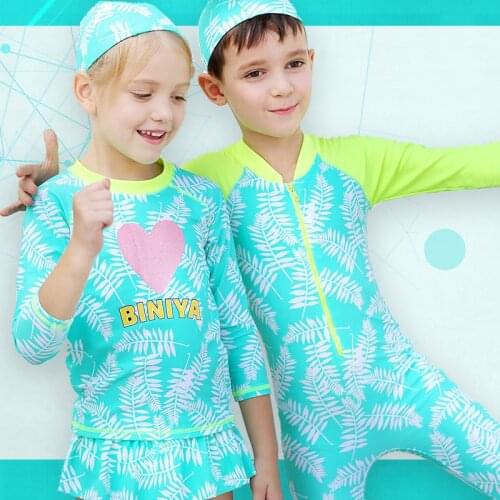Girl Child Swimsuit Swimwear Kids Girl 2019 Boys Childrens Swimsuit Separate thermal Underwear Swimsuits for a Teenager