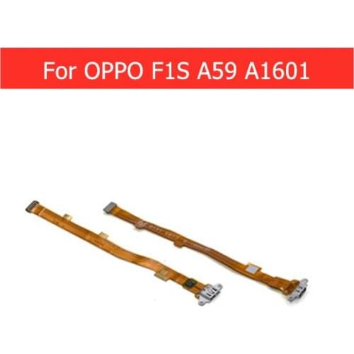 For OPPO F1S A59 A1601 USB Charger Connector Flex Cable Microphone USB Charging Dock PCB Replacement Spare Repair Parts