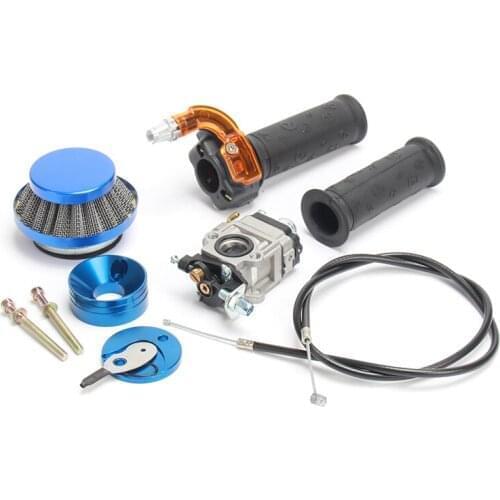 Carburetor Air Filter Adapter Vstack For 23cc 33cc 43cc Big Foot Goped Blade Scooter 47cc 49cc Pocket Bike Mini Dirt ATV