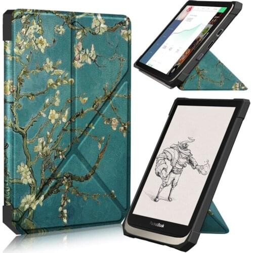 Multi-fold Stand Case for 7.8" Pocketbook 740 InkPad 3/InkPad 3 Pro/InkPad 3 Color eReader Shell Cover with Auto Sleep/Wake up