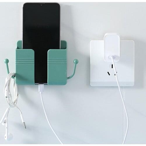 2021 Mobile Phone Storage Box Wall-Mounted Storage Box Punch-Free Storage Rack Containe Home Remote Control bracket Storage Box