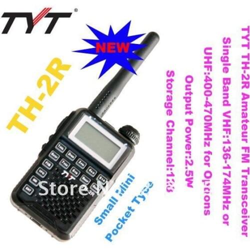 New Arrival Hotsales Handheld Small Pocket Size Two Way Radio TH-2R VHF:136-174MHz/UHF:400-470MHz