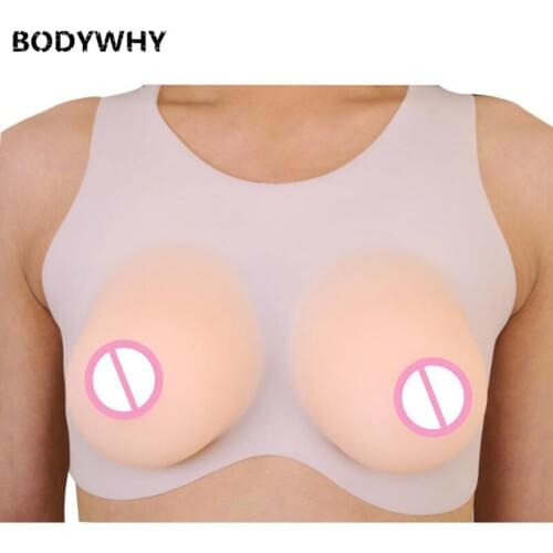 3700g Fake Boobs Realistic Silicone Breast Forms for Crossdresser Sexy Shemale Drag Queen Artificial Breasts Form Enhancer