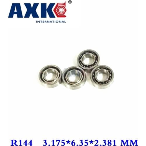 Rolamentos High Quality 100pcs R144 Dental Handpiece Bearing 3.175*6.35*2.381 Mm Open Miniature Ball Bearings Free Shipping