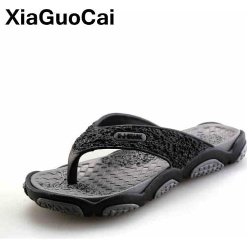 Men Massage Slippers Summer New Arrival Man Flip Flops Fashion Pinch Feet Male Beach Shoes Lightweight Thongs 2021 Male Footwear