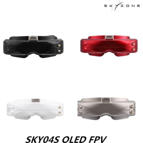 SKYZONE 04X SKY04X OLED 5.8G 48CH Steadyview Receiver 1280X960 DVR FPV Goggles with Head Tracker Fan for RC Airplane FPV Racing