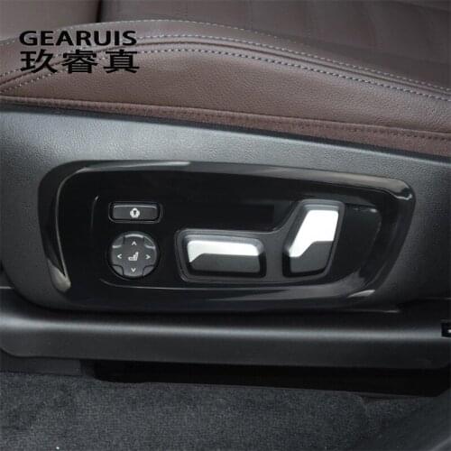 Car Styling Front Seat Adjustment Panel Decoration Frame Cover Stickers Trim For BMW X3 G01 G08 Auto Interior Accessories Declas