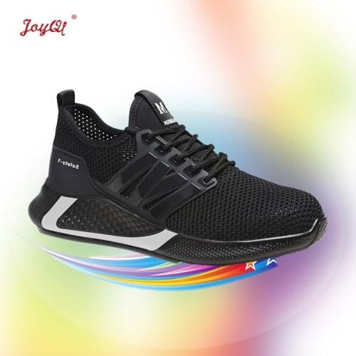 Ultralight men safety shoes women work sneakers outdoor protect plus size 36-47 JOY-284