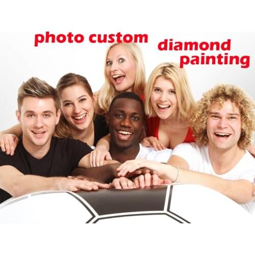 Custom Diamond Embroidery Painting Portrait Diy Mosaic Stones Sticker Wall Decor Puzzle Picture Toy Diamond Dotz Large Size New