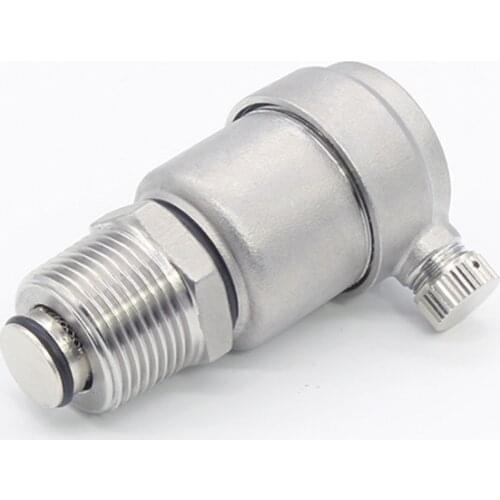 1/2" 3/4" 1" BSP Male Thread 304 Stainless Steel Automatic Air Pressure Vent Valve Water Heater Pressure Relief Valve