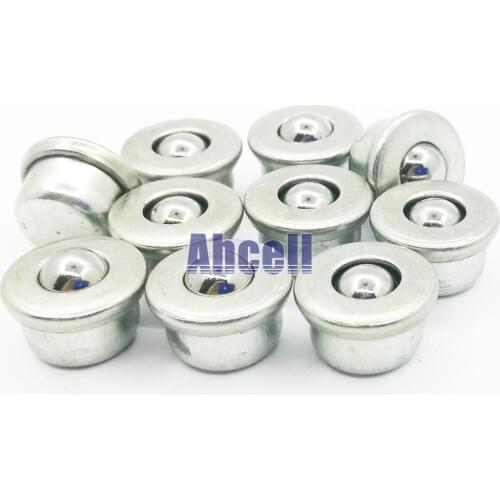 10pcs 8mm ball pressed metal 5kg load weight mini Ball transfer unit CY-8H small miniature ball roller robot toy bearing caster