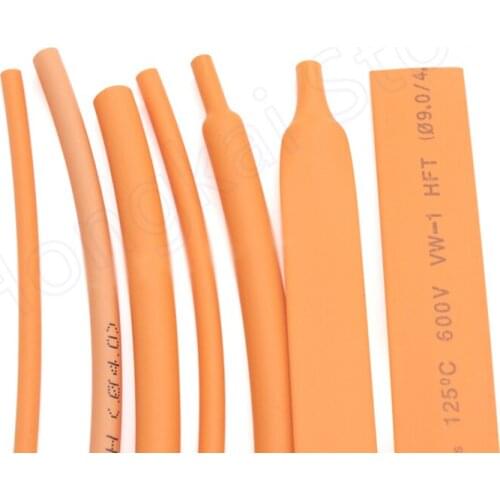 2:1 Orange Heat Shrinkable Tube Φ1mm- Φ50mm Polyethylene Wire Cable Insulated Sleeving Tubing