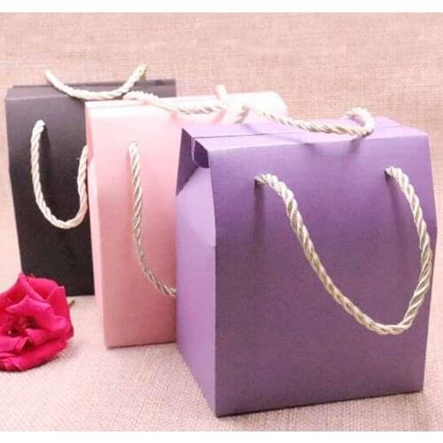 20pcs 2018 hot sale New DIY Candy Box Gift BOX 6Colours Wedding Favourate Box For Card Cookies 8.9x10.5x6.7cm Wedding Cake Box