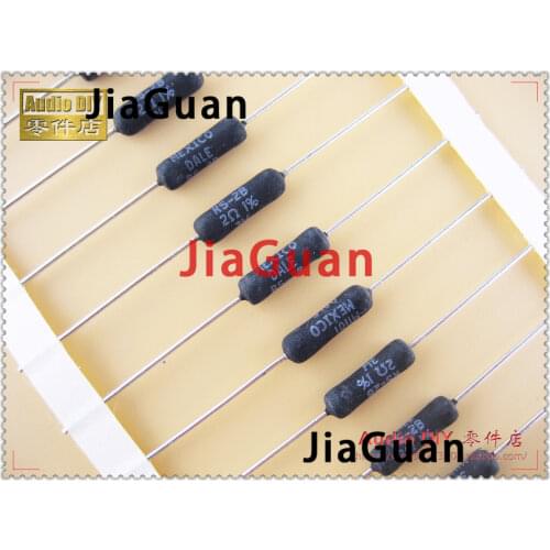 20PCS Mexico VISHAY DALE RS-2B 3W 2R 1% Axial Resistance Instead of 2.2R Wirewound Power Resistor rs2b 2R/3W