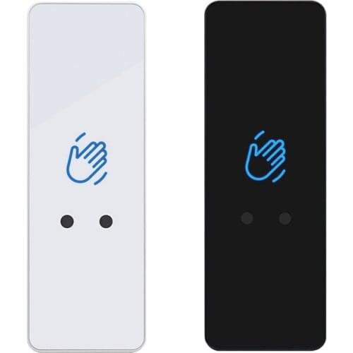 5pcs Touchless Exit Button Infrared Narrow push button 0~30s Time delay up 20cm Sensing distance dry contact white/black colour