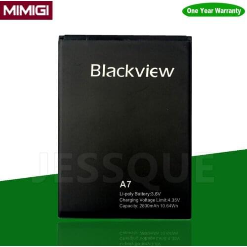 2800mAh Battery For Blackview A7 Smart Mobile Phone Batterie Accumulator AKKU