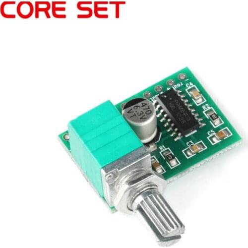 PAM8403 Audio Amplifier Board Module Amplifier Mini Board 5V 8403 Digital Power 2 Channel 3W Volume Control USB Power Supply
