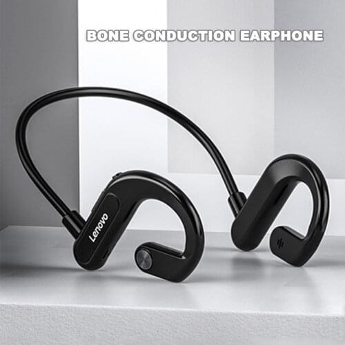 Lenovo X3 Bluetooth Earphone Bone Conduction Wireless Headphones Not In-ear IPX5 Waterproof Headset With Mic For Sports Run