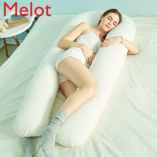 Pregnant Womens Large U-Shaped Waist Support Pillow Sleeping Side Pillow Pregnant Pillow Multifunctional Belly Support Pillow