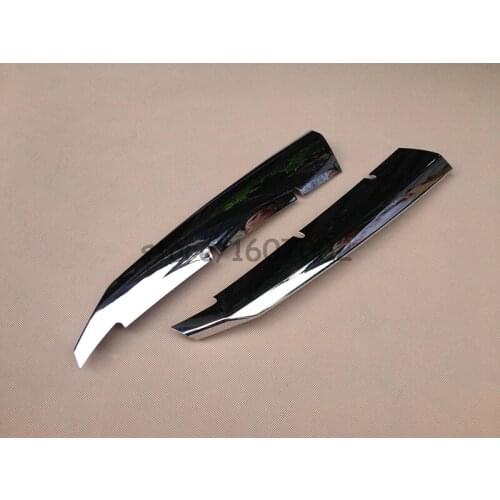 For Mazda 3 Axela 2014 2015 2016 ABS Chrome Front Mesh Hood Grille Cover Trim Molding Garnish Trims Decoration Car Accessories