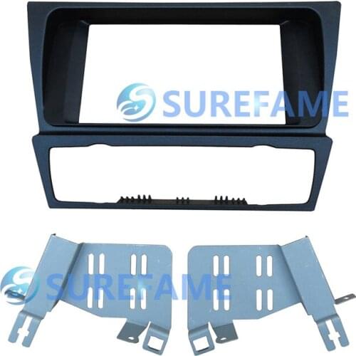 Double Din Facia for BMW 3 Series E90 91 92 93 2004-2012 Radio DVD Stereo CD Panel Dash Kit Trim Fascia Face Plate Frame