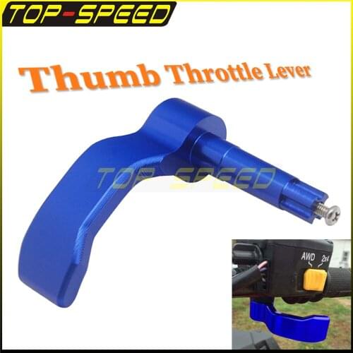 Blue Throttle Lever Thumb Controller Assembly ATV Thumb Aluminum Lever For Polaris Sportsman Scrambler300/400/450/500/850/1000