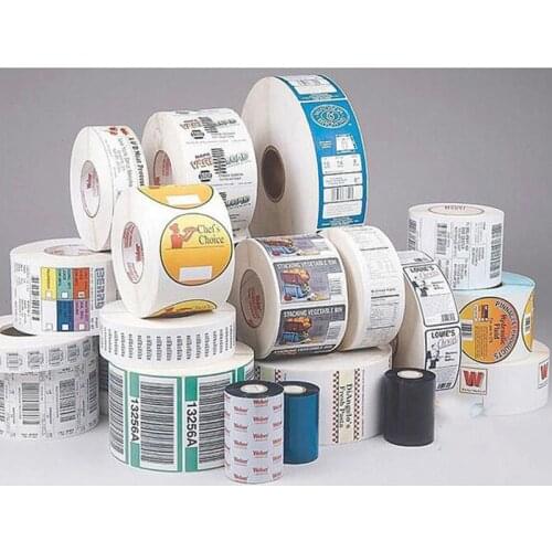 Customized High quality custom self adhesive round roll sticker label,custom food label