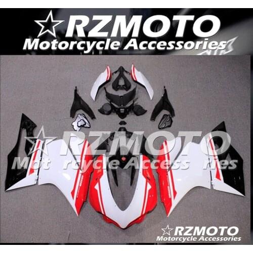 Injection New ABS Whole Fairings Kit Fit for Ducati 959 1299 2015 2016 2017 2018 Panigale 15 16 17 18 Bodywork set Red white FR