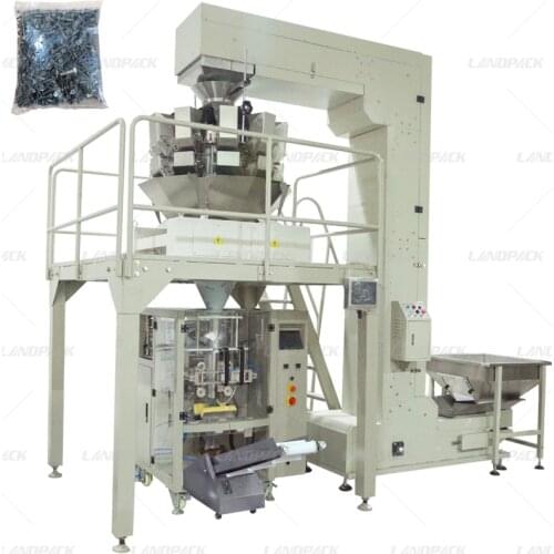 Multifunction Fully Automatic Bolt Fastener Nail Screw Packing Machine with Multihead Weigher