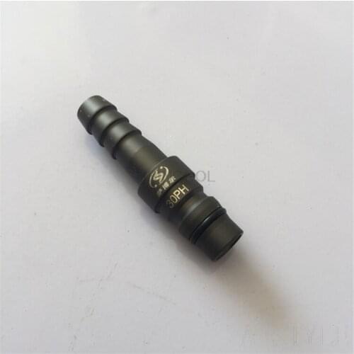 Male self-locking quick coupling small wind gun pneumatic rod tire pressure gauge gun with intubation 8/10 male threaded male