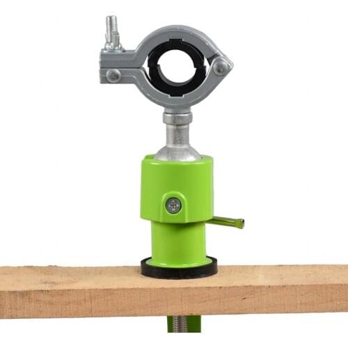 360 Degree Rotating Table Vise Holder Multifunctional Aluminium Alloy Swivel Bench Vise Clamp Electric Drill Stand Rotating Tool