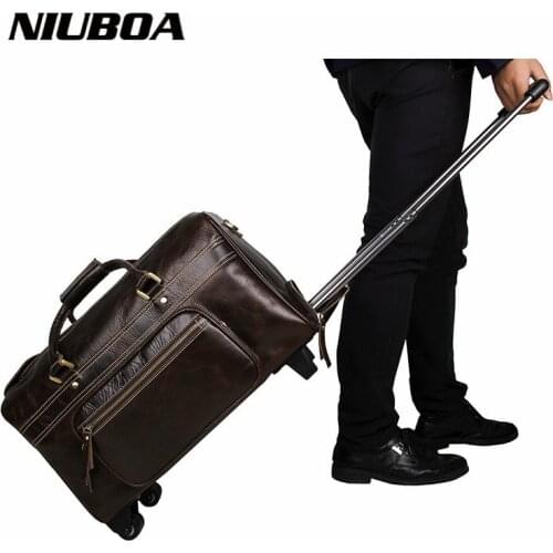 NIUBOA Men's Bags With Handles