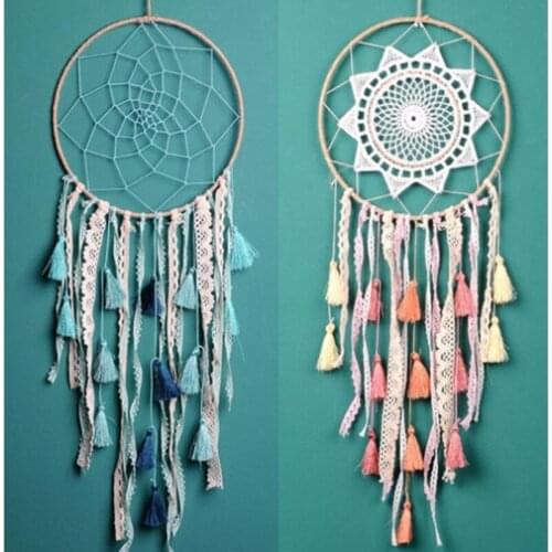 Nordic Tassel Dreamcatcher Tapestry Room Decoration Bedroom Girl Room Decor Pink Blue White Gift For Women Wall Hanging Tapestry