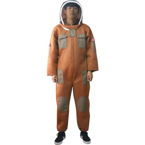 2021 New Professional Beekeeper Clothing Veil Headscarf Hat Full Body Protection Thick Breathable Beekeeper Dedicated