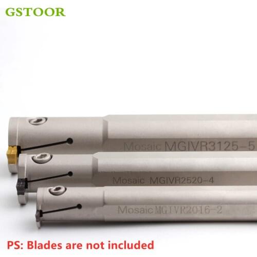 1PC MGIVR3732 MGIVL3732 2mm 2.5mm 3mm 4mm 5mm CNC Lathe Cutter Cutting Tool Arbor Slotting Carbide Inserts Toolholder