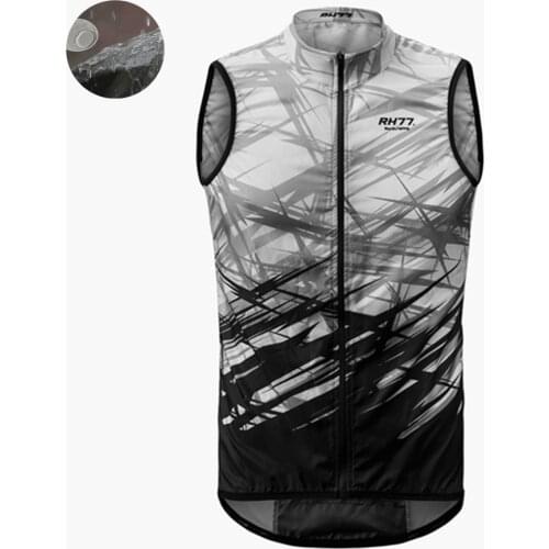RH77 waterproof Cycling Vest Keeps Dry Warm Riding Mesh MTB Jersey Ultra-light Fabric Unisex Windproof Thin Long Sleeves Replica