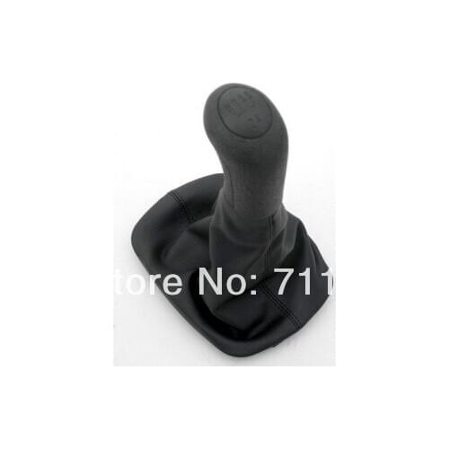 Gear Knob & Shift Boot Black For Skoda Fabia MK2