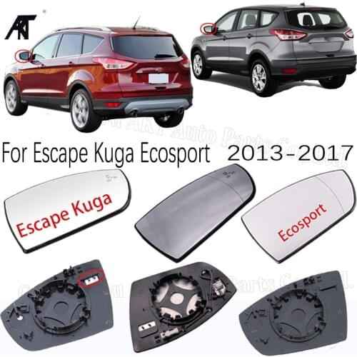 High quailty Outside Rearview Mirror Glass For Ford Escape Kuga Ecosport 2013 2015 2016 2017 Rearview mirror glass with Electric