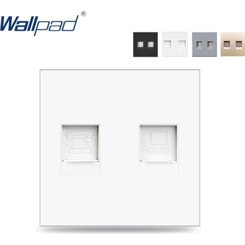 Wallpad Telephone And Computer Socket TEL DATA Outlet Function Key For Module only