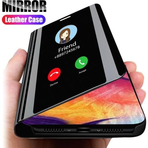 Smart View Mirror Cover For Huawei Honor 9A 9C 9S 8A 8C 8S 8X 10i 10 20 20S P30 Pro P40 Lite E Y7P Y6P Y5P Y7 Y6 Y5 2019 Case