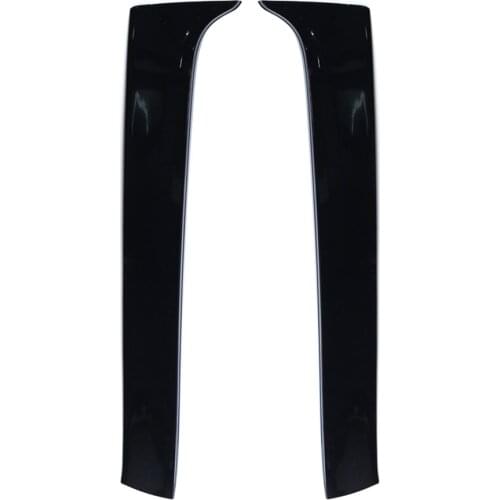 1 Pair Gloss Black Rear Window Splitter ABS Plastic Rear Window Side Spoiler for VW GOLF 7 R Variant Wagen 2014-2017 Left/Right