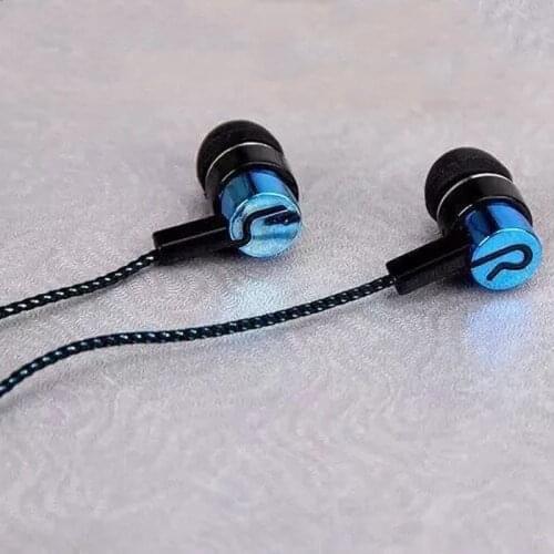 1pcs Mobile Wired Headphones 3.5 Sport Earbuds with Bass Phone Earphones Stereo Headset Mic Music Earphones for iphone