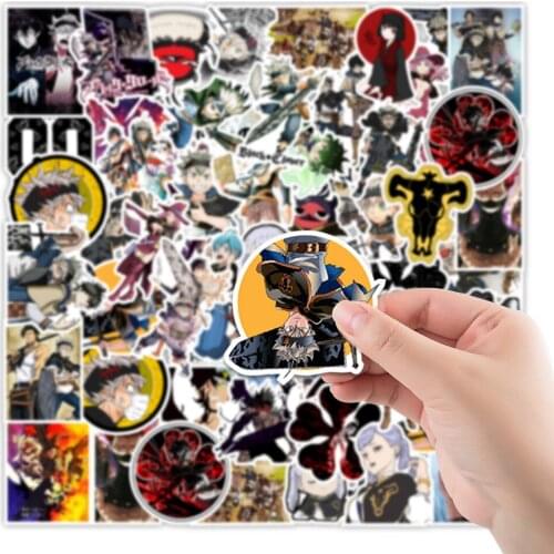 10/50PCS Anime Cartoon Black Clover Girl Funny Toy Sticker Doodle Sticker Notebook Boy Computer Decoration Cute Kawaii