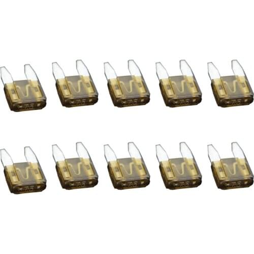 100 PCS 7.5A Small Fuse, Automotive Fuses Blade,The fuse Insurance insert The insurance of xenon lamp piece Lights Fuse