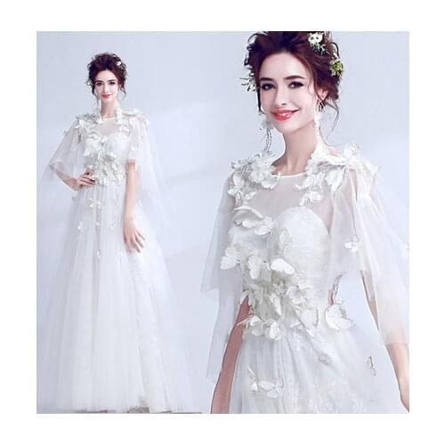 100%real ice queen fairy white butterfly embroidery ball gown Medieval Renaissance Gown cosplay Victoria dress Marie Belle