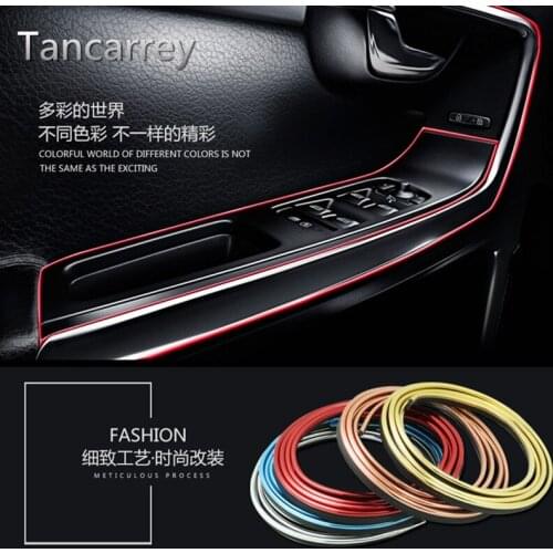 5M Interior Decoration Strip Car Styling Sticker For jetta rav4 2014 mitsubishi outlander 2016 lancer audi a7 Accessories
